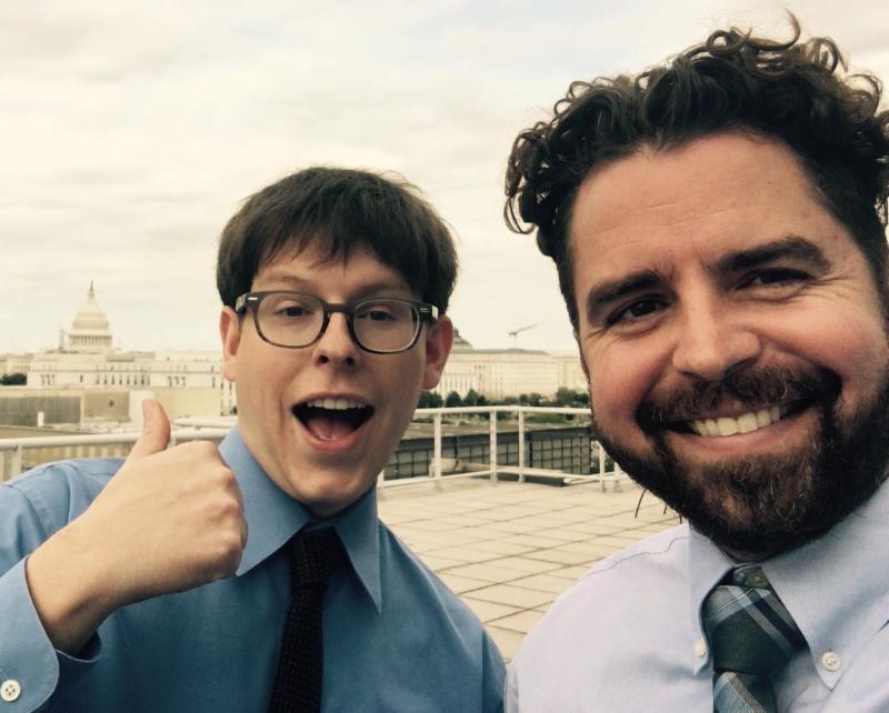 Keith Gaddis and Andrew Adrian at NASA