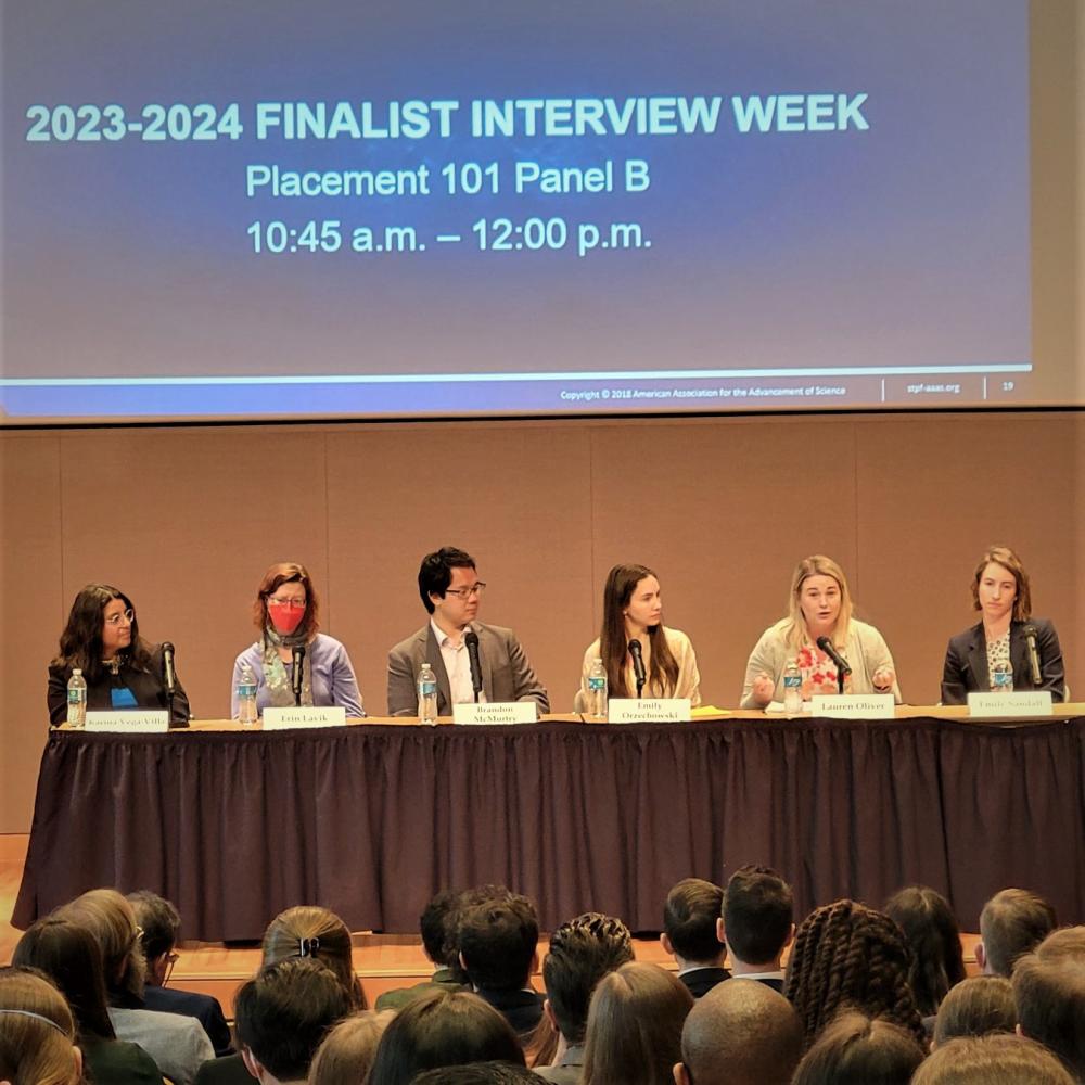 Panelists during STPF 2023 Finalist Interview Week
