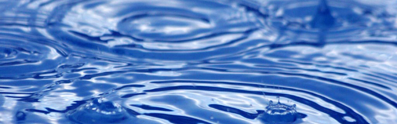 Close up of water ripples.