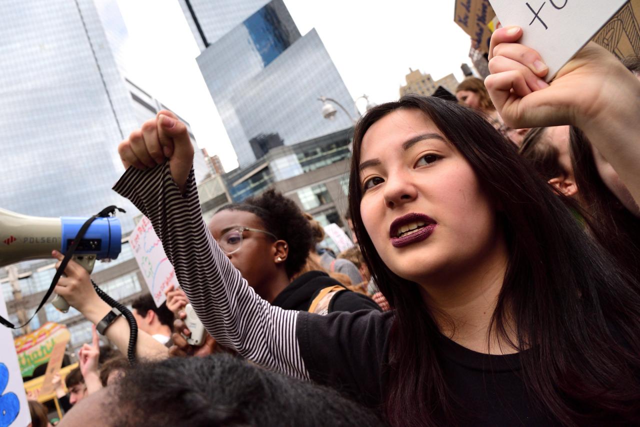 Photo of participants of the Climate Justice March.
