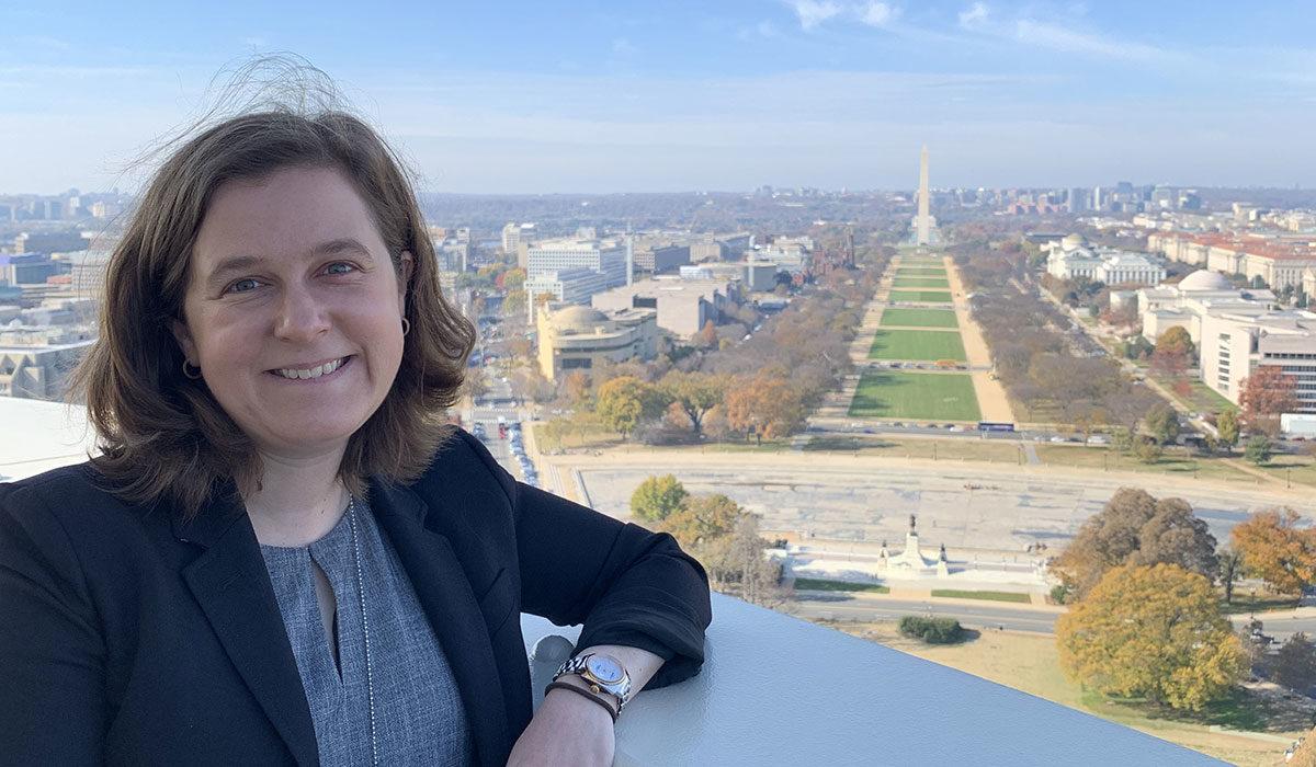 Sarah Rovito on Capitol Hill