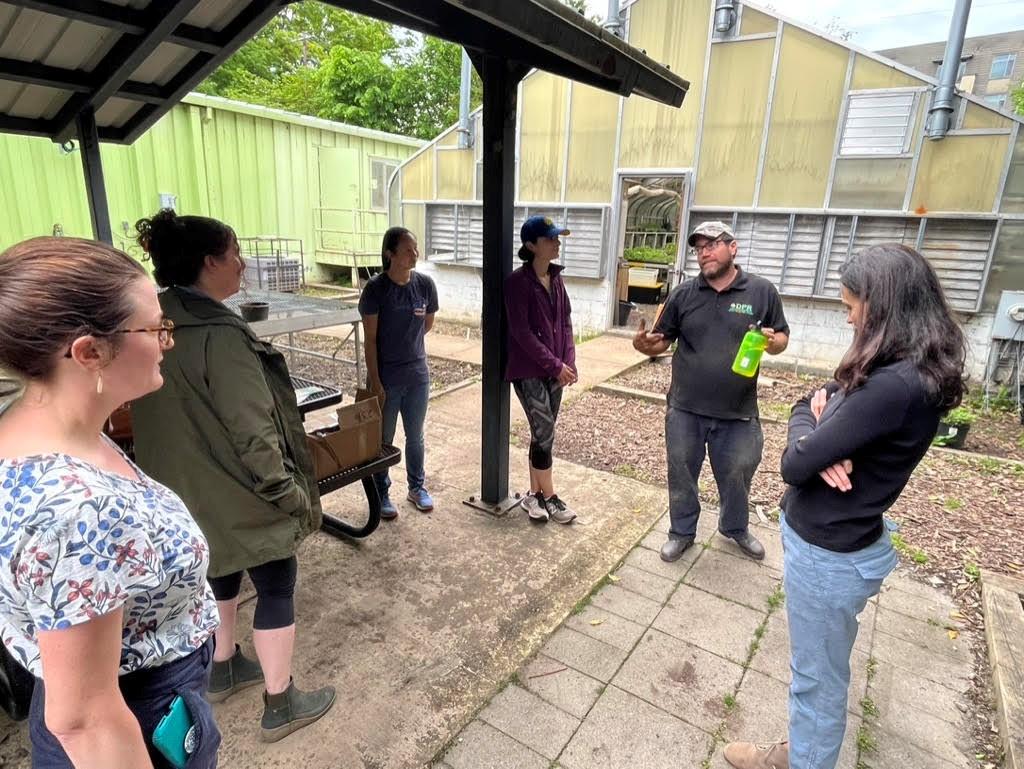 Agriculture and Nutrition Affinity Group (AgriNuts) of the AAAS Science & Technology Policy Fellowships visited Lederer Gardens