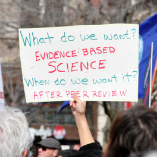 Picture of sign from March for science
