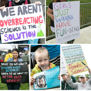Signs from the March for Science