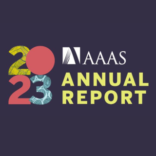 Cover photo of 2023 AAAS Annual Report