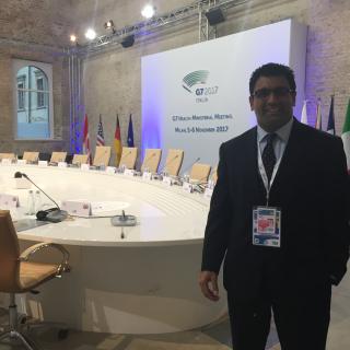 Sutyajeet Soneja at the G7 Health Ministerial Meeting