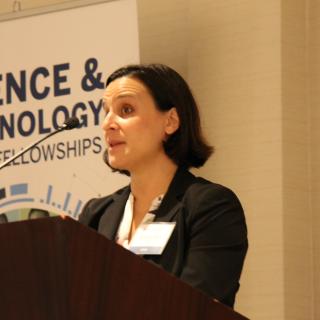 Jennifer Pearl, Director of STPF at 2017 Orientation