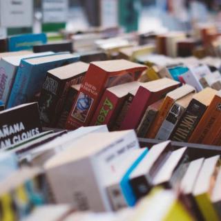 Rows of books. By Pixabay.