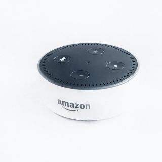 Amazon speaker, by Rahul Chakraborty, Unsplash