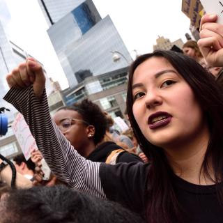 Photo of participants of the Climate Justice March.